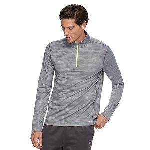 Men's Tek Gear® Space-Dyed Quarter-Zip Top