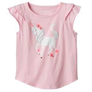 Toddler Girl Jumping Beans庐 Glittery Graphic Tee