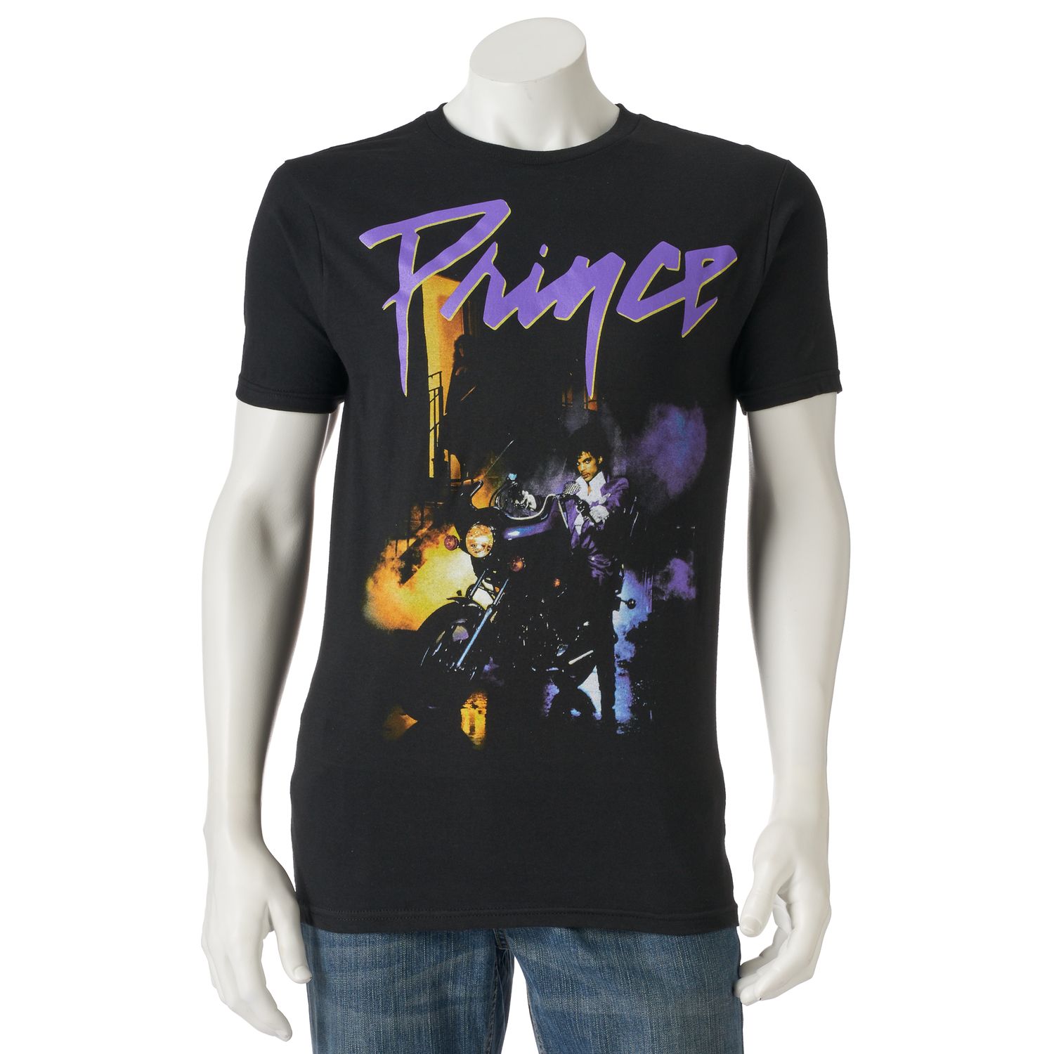 mens purple rain t shirt