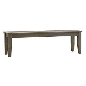HomeVance Glen View Indoor \/ Outdoor Wood Bench
