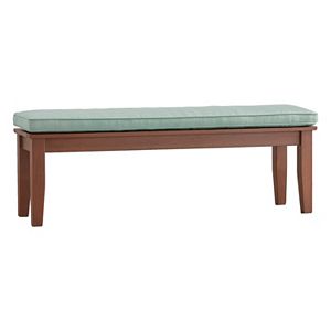 HomeVance Glen View Brown Patio Bench