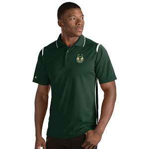 Men's Antigua Milwaukee Bucks Merit Polo