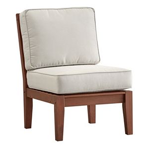 HomeVance Glen View Brown Patio Chair