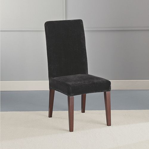 Sure Fit Stretch Plush Short Dining Room Chair Slipcover