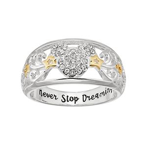 Disney's Mickey Mouse Two Tone Crystal Star Ring