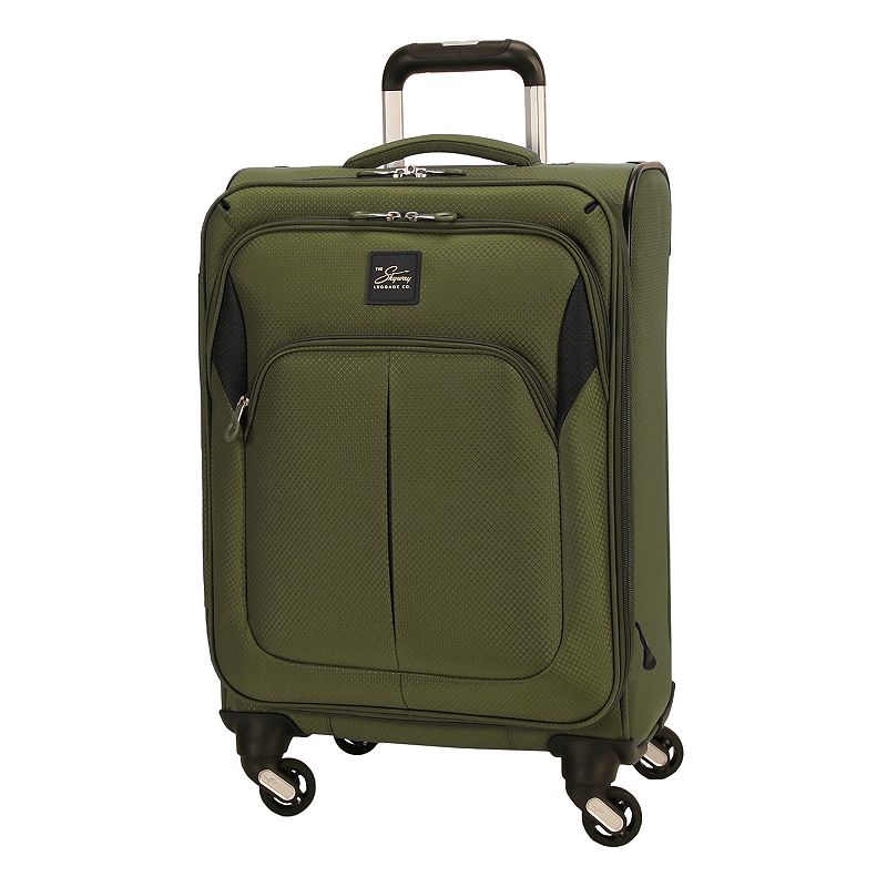 Skyway Oasis 2.0 Softside Spinner Luggage, Green, 24 INCH