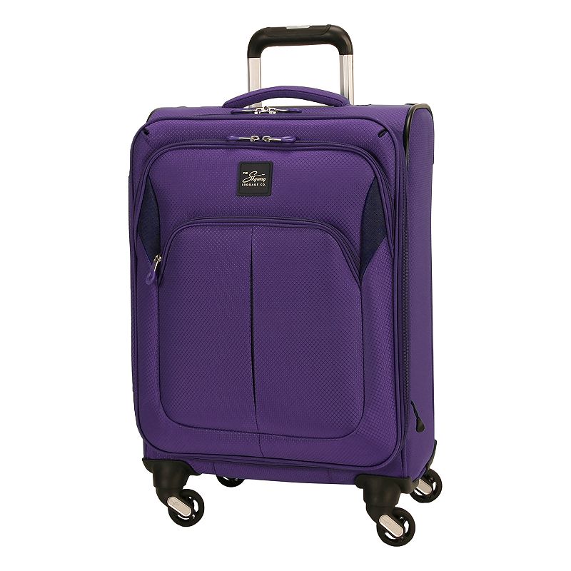 Skyway Oasis 2.0 Softside Spinner Luggage, Purple, 20 Carryon