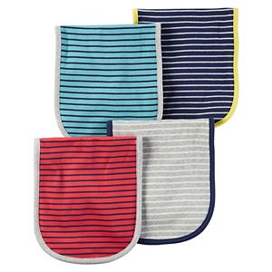 Baby Boy Carter's 4-pk. Striped Burp Cloths