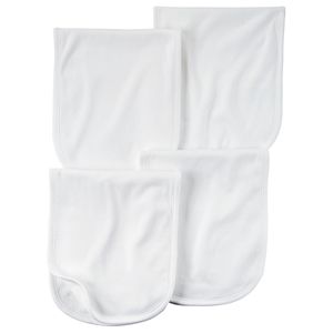 Baby Carter's 4-pk. Solid White Burp Cloths