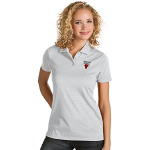 Women's Antigua Chicago Bulls Quest Desert Dry Polo