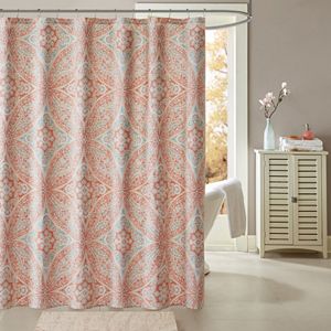 Madison Park Addison Medallion Printed Shower Curtain