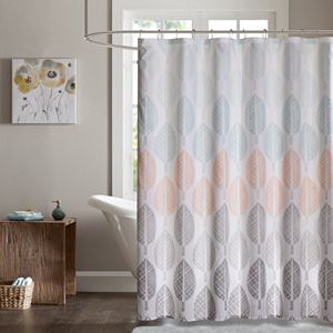 Madison Park Essentials Pelham Bay Printed Shower Curtain