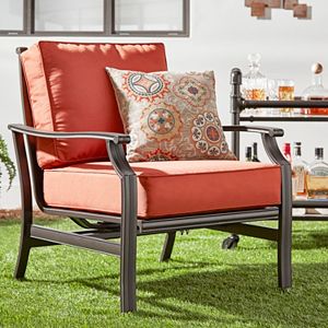 HomeVance Borego Patio Club Arm Chair