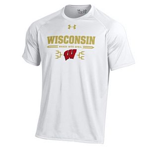 Men's Under Armour Wisconsin Badgers Selection Sunday Tech Tee