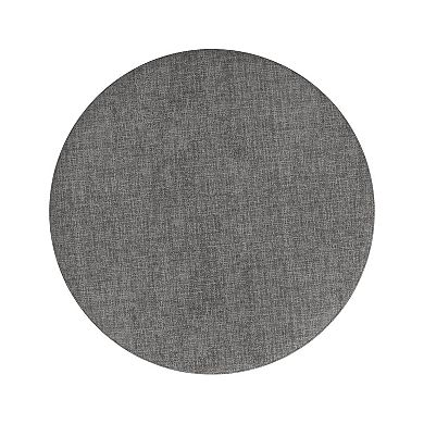 HomePop Cole Classics Round Storage Ottoman