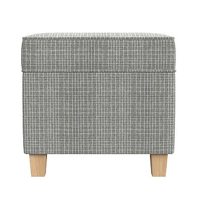 HomePop Cole Classics Square Storage Ottoman