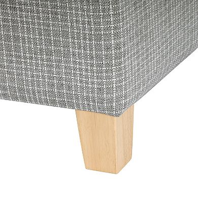HomePop Cole Classics Square Storage Ottoman