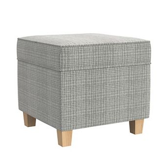 HomePop Cole Classics Square Storage Ottoman