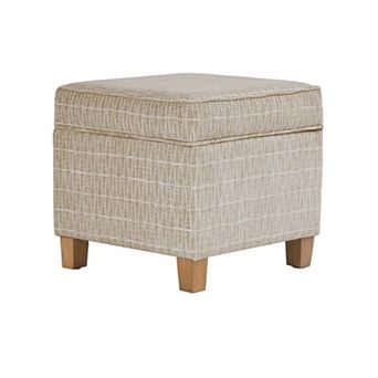 HomePop Cole Classics Square Storage Ottoman