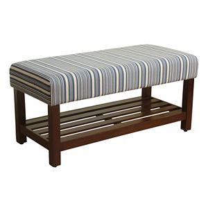 HomePop Striped Bench