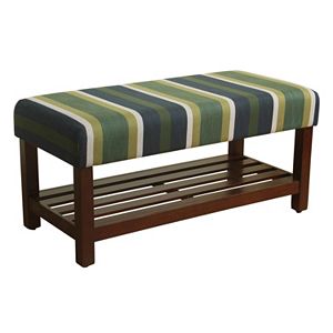 HomePop Striped Bench