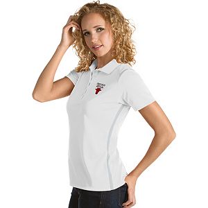 Women's Antigua Chicago Bulls Merit Desert Dry Polo