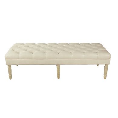 HomePop Layla Tufted Bench 
