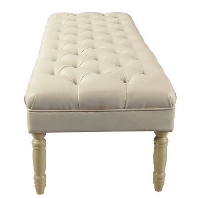 HomePop Layla Tufted Bench 