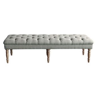 HomePop Layla Tufted Bench
