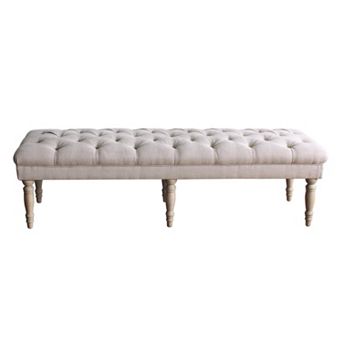 HomePop Layla Tufted Bench