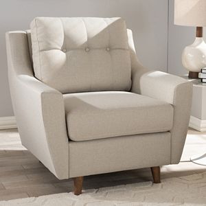 Baxton Studio Mckenzie Tufted Arm Chair