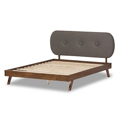 Baxton Studio Penelope Mid-Century Modern Platform Bed