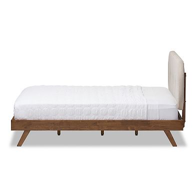 Baxton Studio Penelope Mid-Century Modern Platform Bed