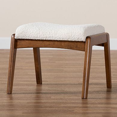 Baxton Studio Roxy Upholstered Ottoman