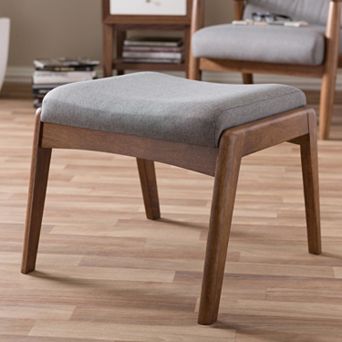 Baxton Studio Roxy Upholstered Ottoman