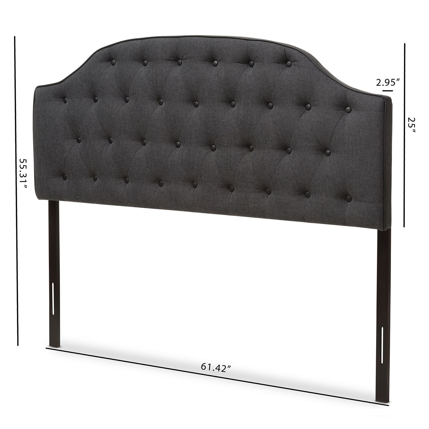 Baxton Studio Windsor Tufted Headboard   2916237 ALT6