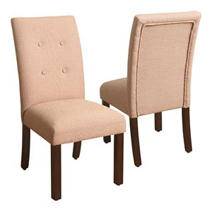 HomePop Tufted Parson Dining Chair 2-piece Set