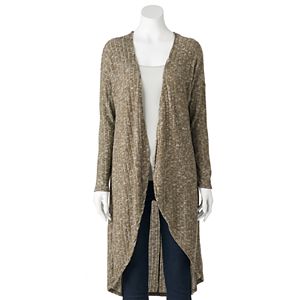 Women's French Laundry Marled Long Open-Front Cardigan