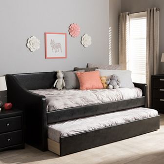 Baxton Studio Barnstorm Contemporary Daybed & Trundle