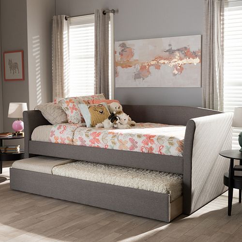 Baxton Studio Camino Contemporary Daybed & Trundle