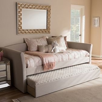 Baxton Studio Camino Contemporary Daybed & Trundle