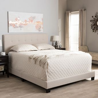 Baxton Studio Brookfield Contemporary Tufted Bed