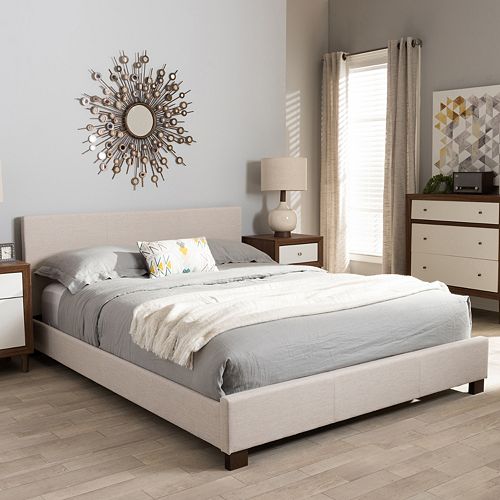 Baxton Studio Elizabeth Contemporary Platform Bed