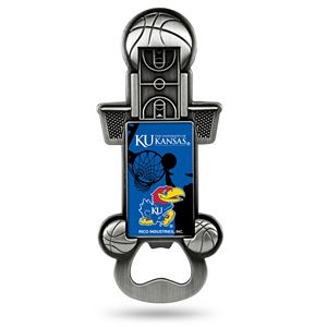 Kansas Jayhawks Party Starter Bottle Opener Magnet