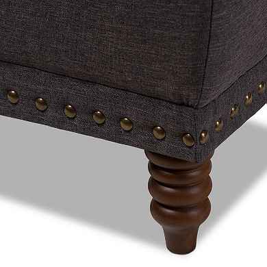 Baxton Studio Annabelle Storage Ottoman