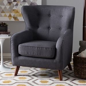 Baxton Studio Ludwig Arm Accent Chair