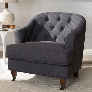 Baxton Studio Jilian Tufted Arm Chair