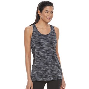 Women's Tek Gear® Space-Dye Banded Bottom Racerback Tank