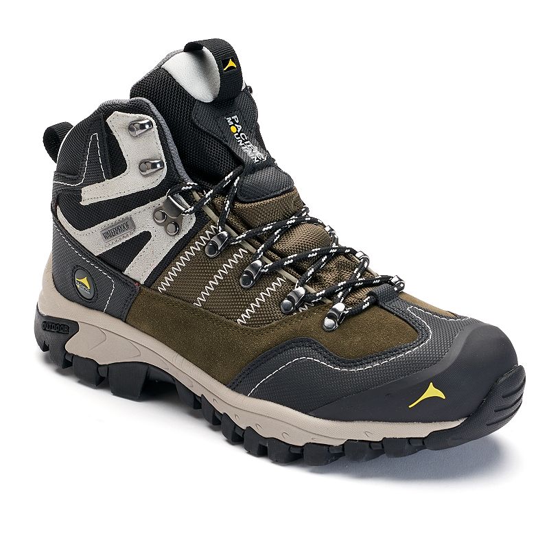 UPC 806434024403 product image for Pacific Mountain Ascend Men's Waterproof Hiking Boots, Size: Medium (7), Green | upcitemdb.com