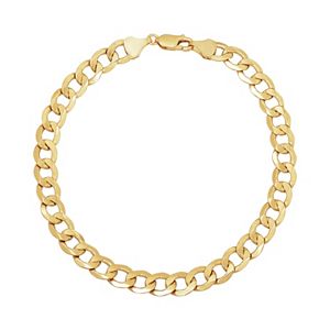 Everlasting Gold 14k Gold Curb Chain Bracelet